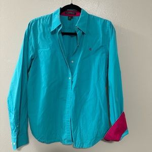 Ralph Lauren Blue blouse size Medium